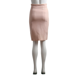 Wool Pencil Skirt Blush Pink, view 3