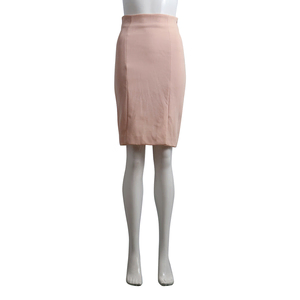 Wool Pencil Skirt Blush Pink