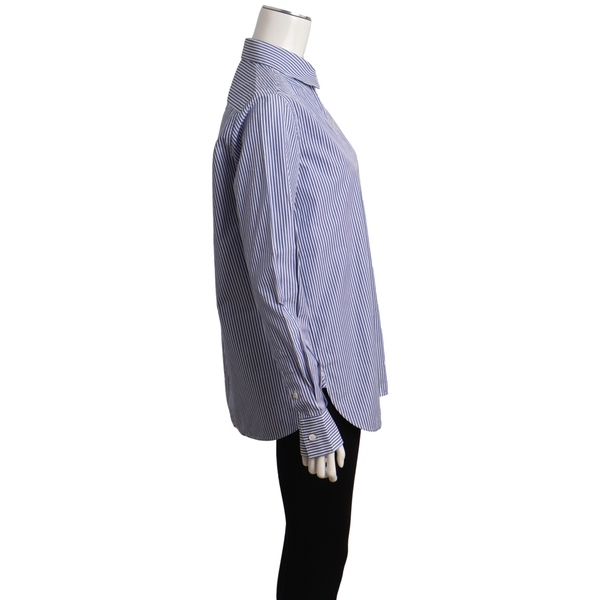 Cotton Classic Striped Shirt Blue/White