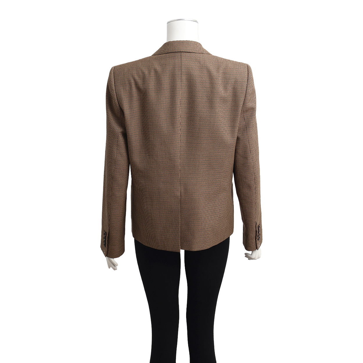 CELINE Cashmere Plaid Blazer | Luxity