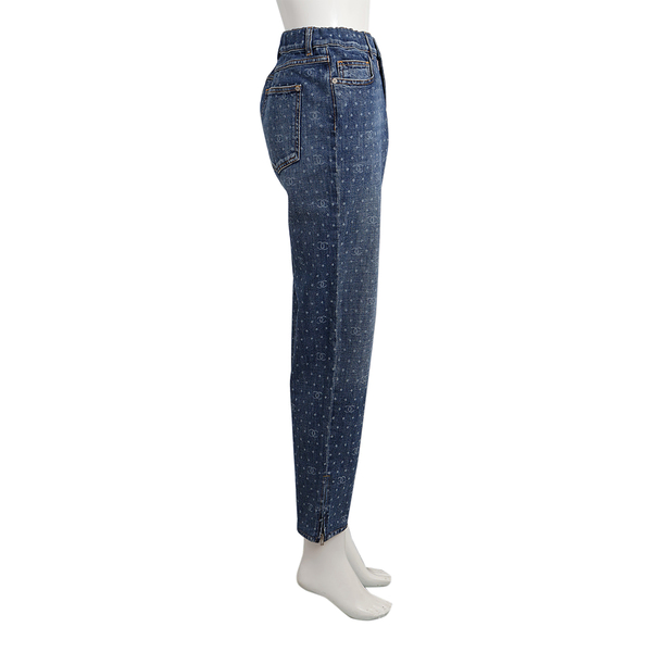 Denim Logo Jeans Blue