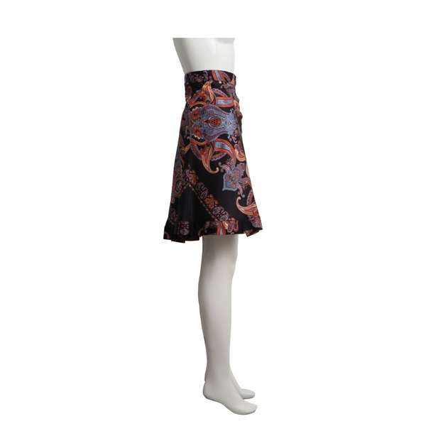 Viscose Paisley Skirt Multicolour