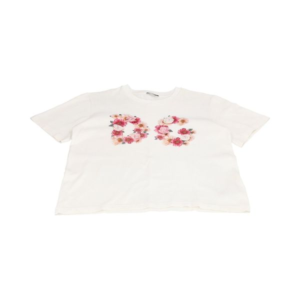 Cotton Kids Floral T-Shirt White