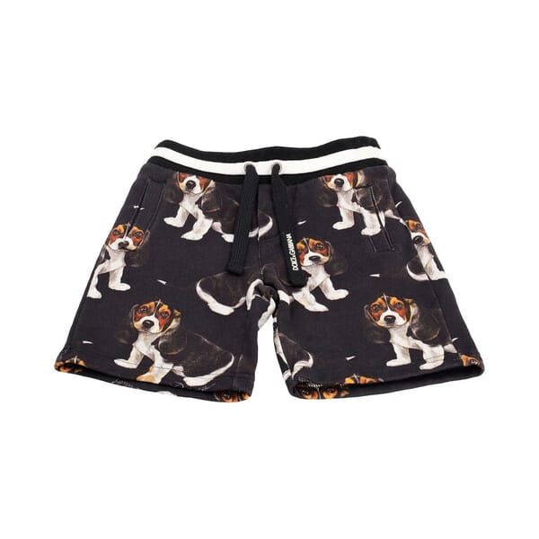 Cotton Puppy Dog Print Shorts Multicolour
