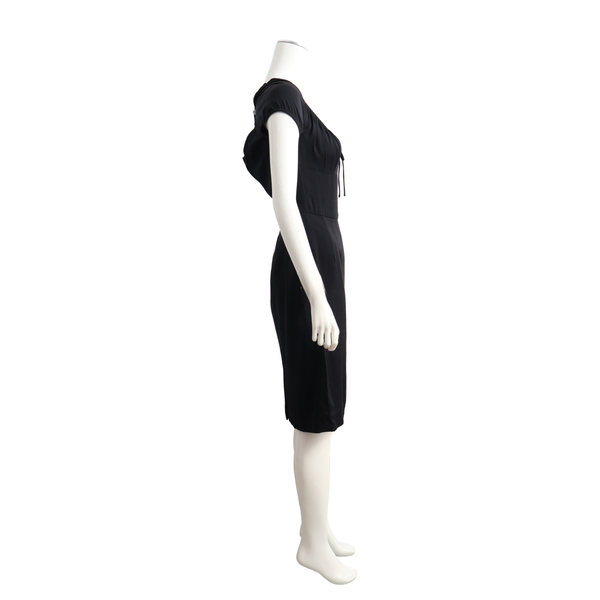 Silk Dress Black