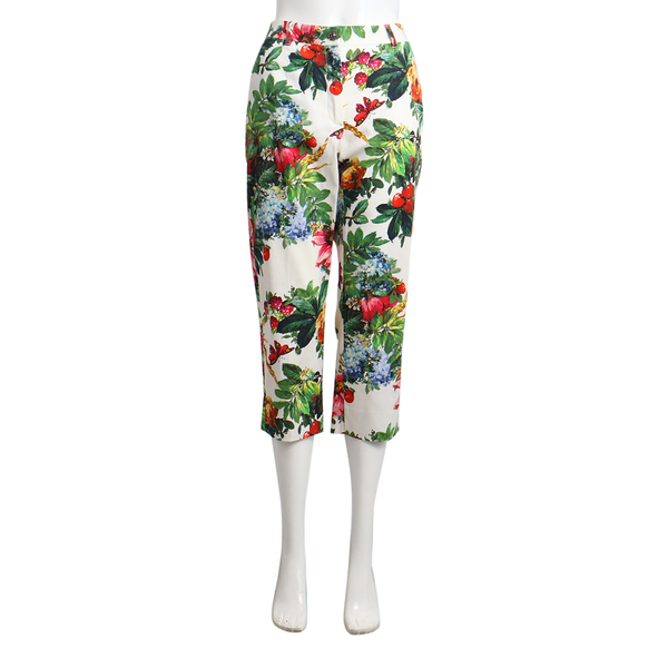 Cotton Floral Printed Pants Multicolour