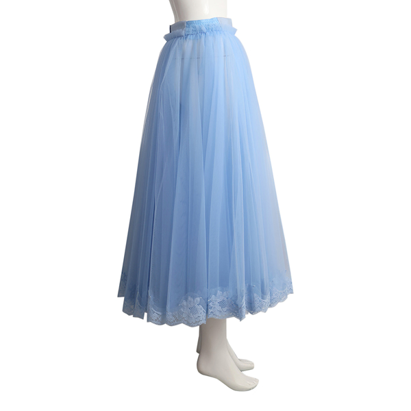 Polyamide Tulle Skirt Blue