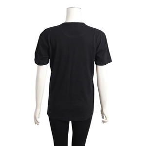 Cotton Logo Plate T-Shirt Black, view 3