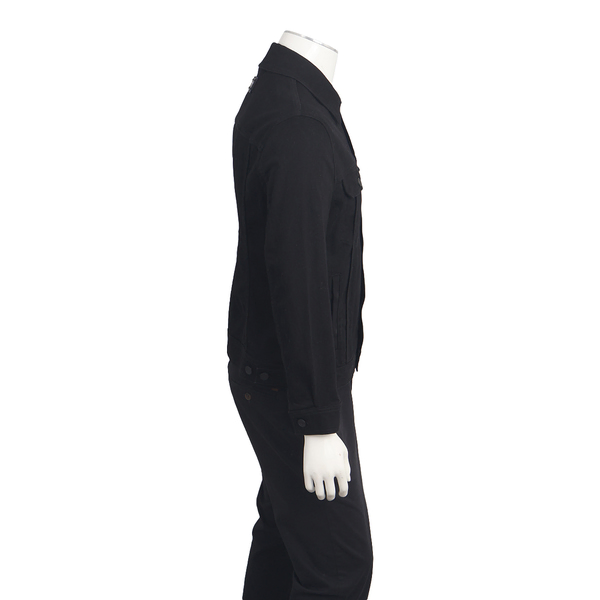 Cotton Denim Jacket Black