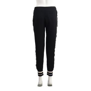 Viscose Blend Track Pants Black, view 3