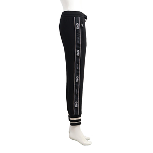 Viscose Blend Track Pants Black, view 2