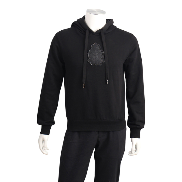 Cotton Hoodie Black