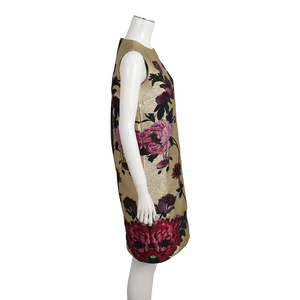 Polyester/Cotton Floral Shift Dress Multicolour, view 2