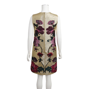 Polyester/Cotton Floral Shift Dress Multicolour, view 3