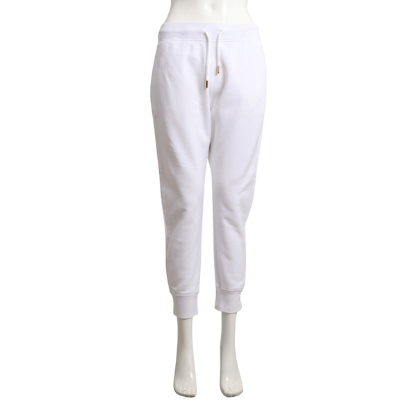 DSQAURED2 Cotton Drawstring Track Pants White