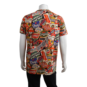 Cotton Blend Graphic Printed T-Shirt Multicolour, view 3