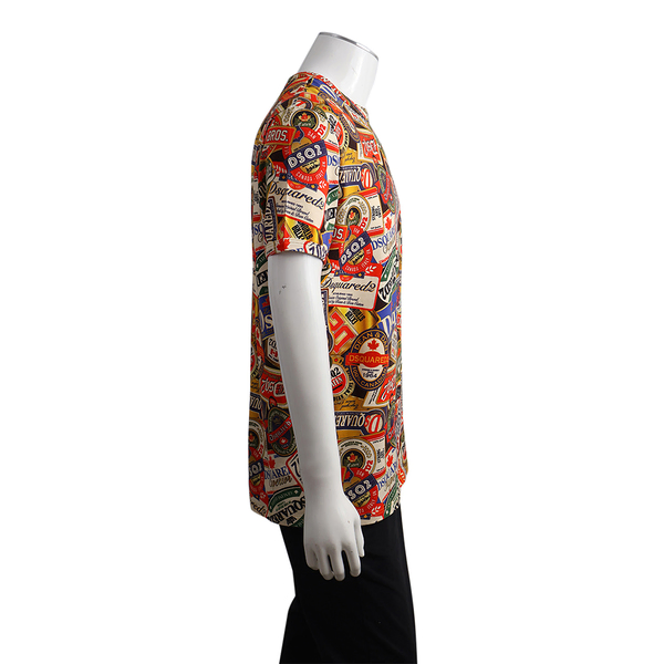 Cotton Blend Graphic Printed T-Shirt Multicolour