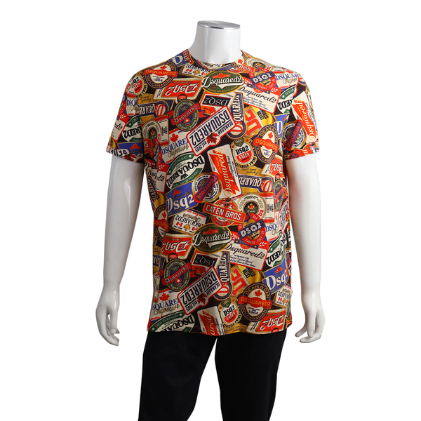 Cotton Blend Graphic Printed T-Shirt Multicolour