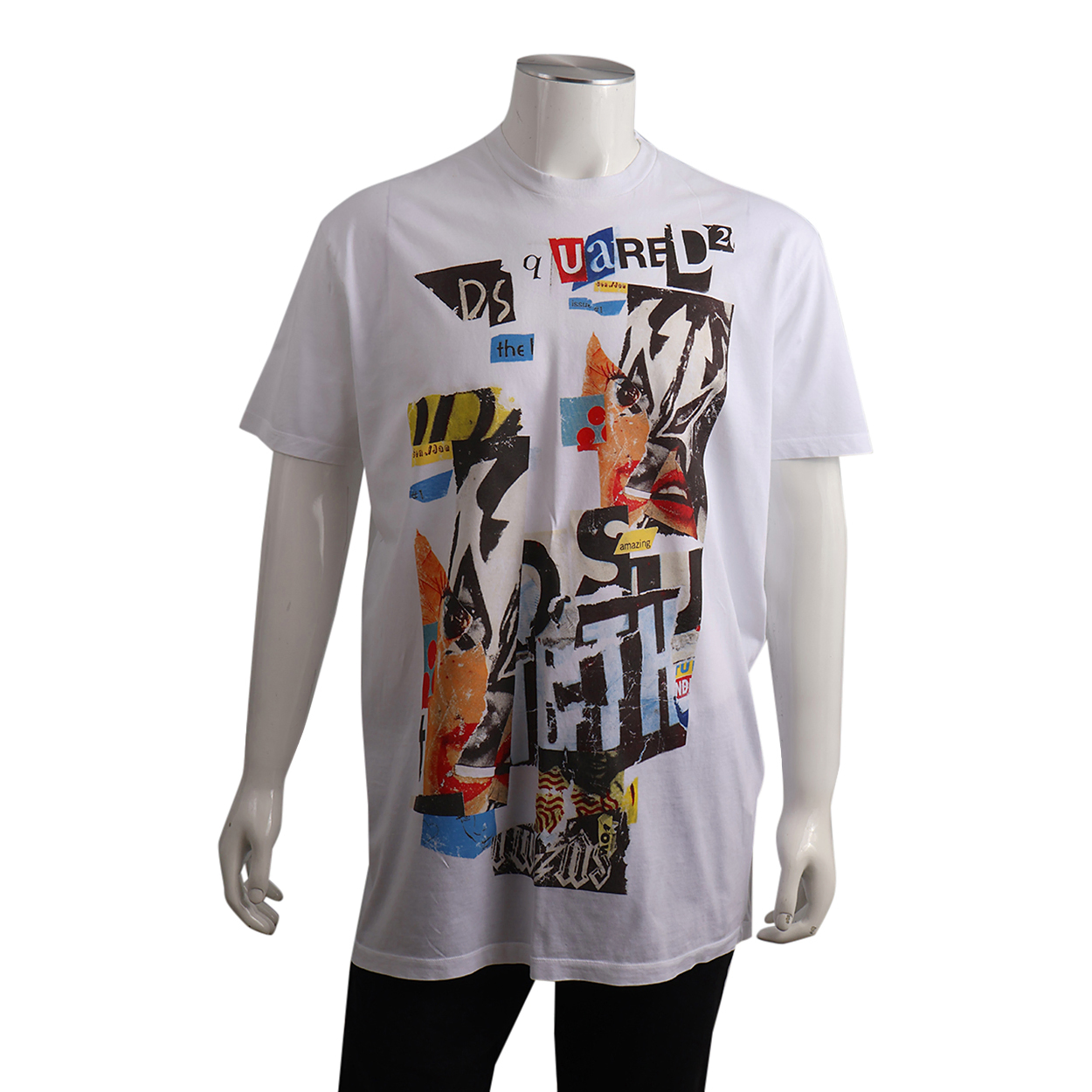 Cotton Graphic Printed T-Shirt White