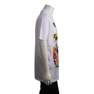 Cotton Graphic Printed T-Shirt White, view 2