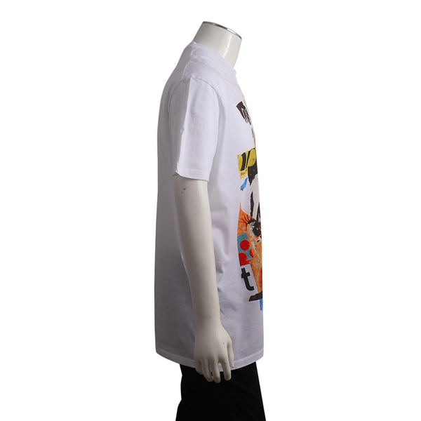 Cotton Graphic Printed T-Shirt White