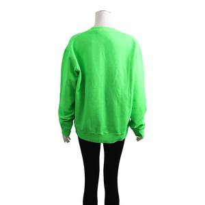 Cotton Icon Sweatshirt Neon Green, view 3