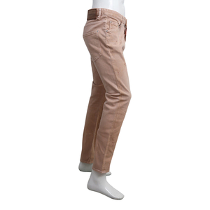 Cotton Paint Splatter Denim Skater Jeans Beige, view 2