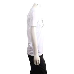 Cotton Cool Fit Velvet Logo T-Shirt White, view 2
