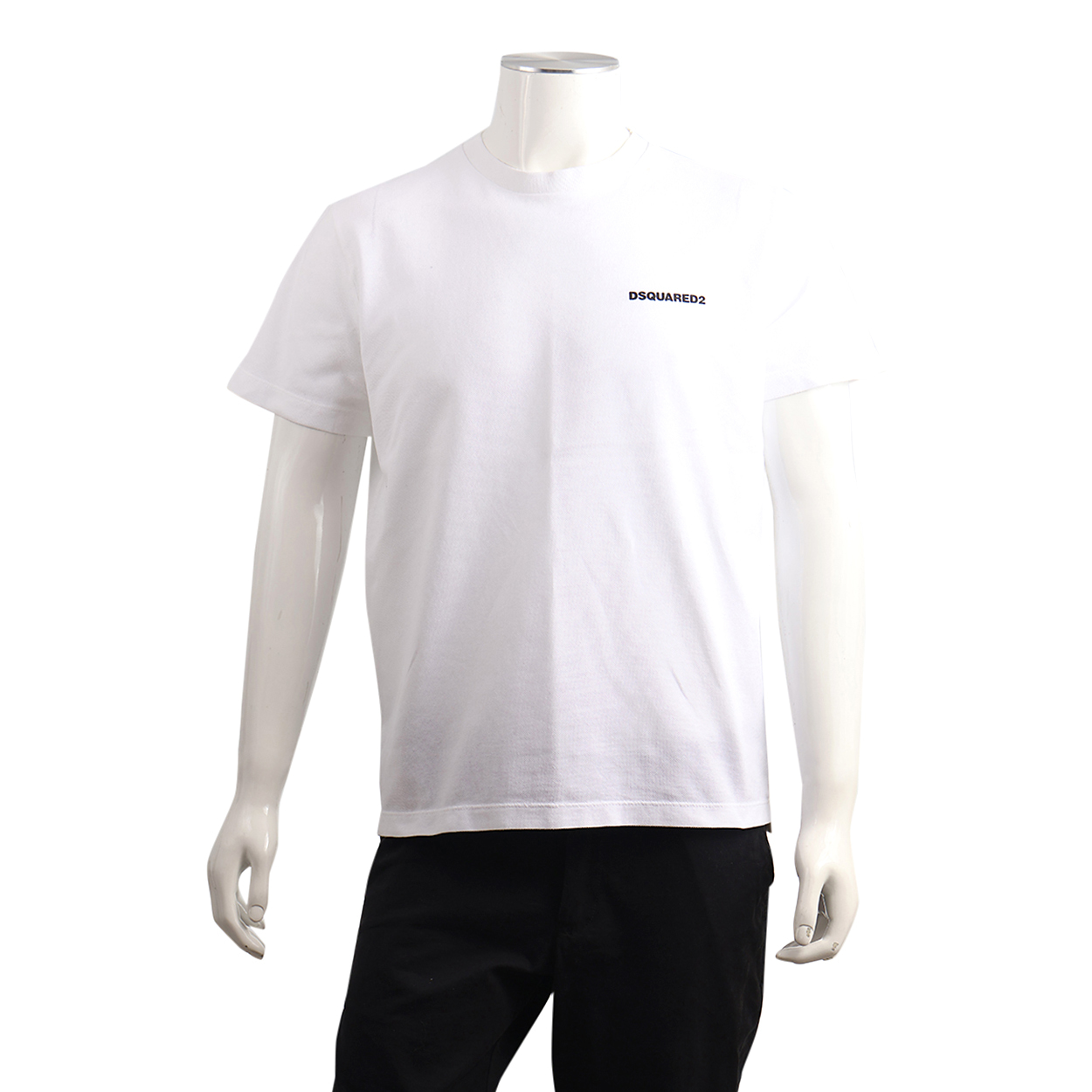 Cotton Tennis Fit Logo T-Shirt White