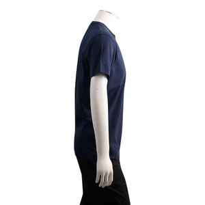 Cotton Ceresio Logo T-Shirt Navy Blue, view 2