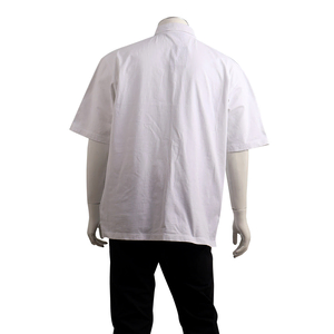 Cotton Polo Hand Drawn Shirt White, view 3