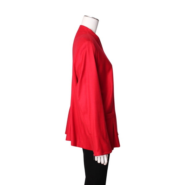 Wool Blazer Red