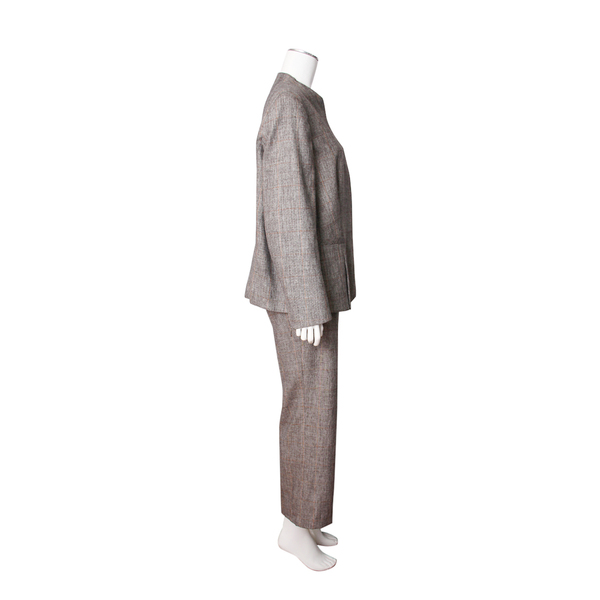 Vintage Wool Blend Suit Grey