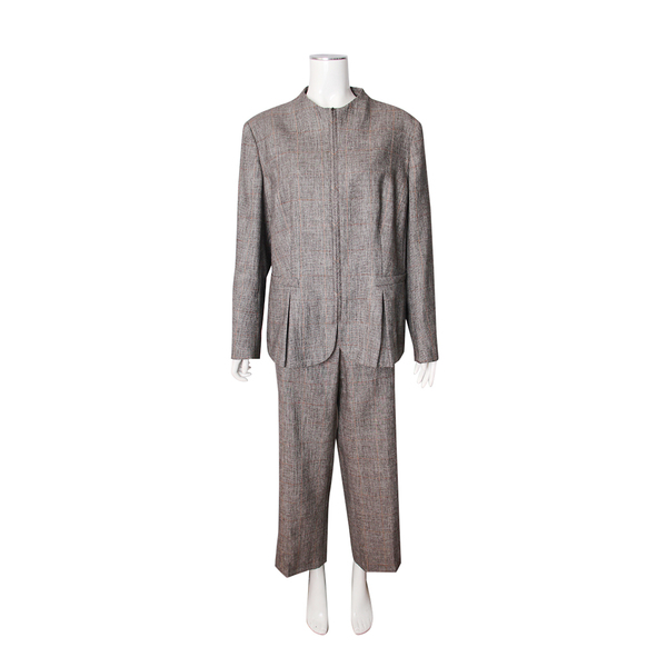 Vintage Wool Blend Suit Grey