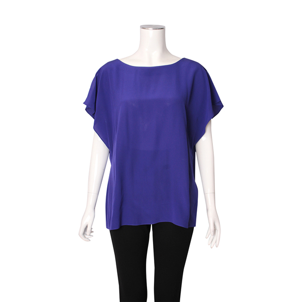 Silk Blouse Purple