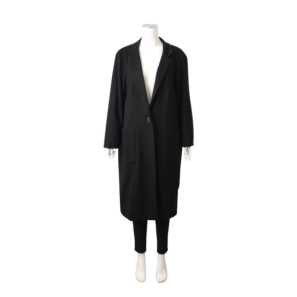 Vintage Wool Coat Black