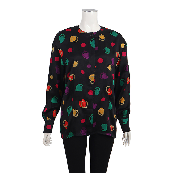 Vintage Silk Blouse Multicolour