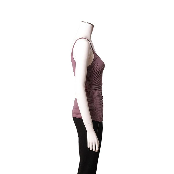 Nylon Blend Sleeveless Top Lilac