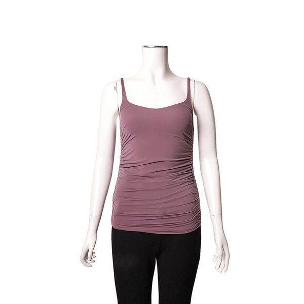 Nylon Blend Sleeveless Top Lilac
