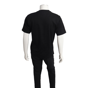 Cotton Logo Patch T-Shirt Black, view 3