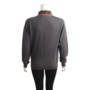 Wool/Polyamide Zucca Pullover Grey, view 3