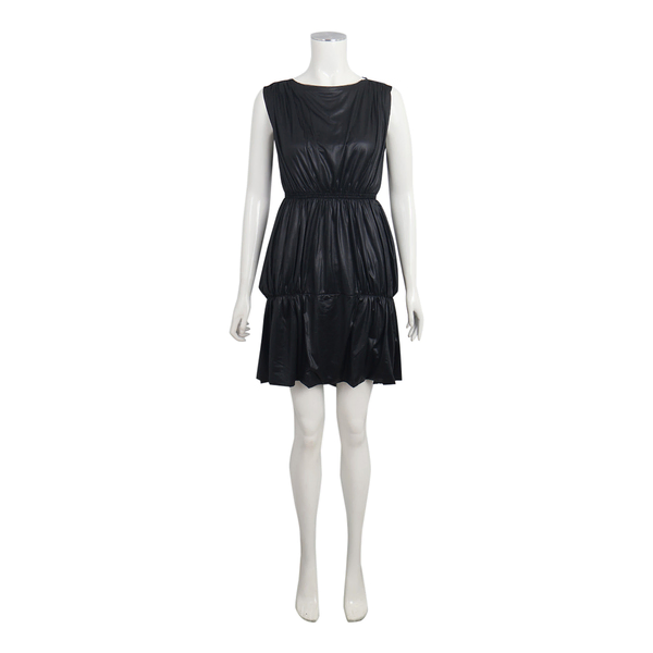 Polyester Elastic Dress Black