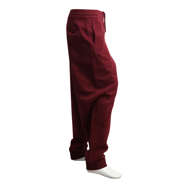 Cotton Trousers Burgundy
