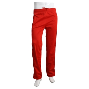Polyester/Cotton Logo Track Pants Red
