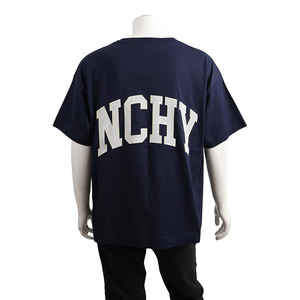 Cotton Logo T-Shirt Navy, view 3