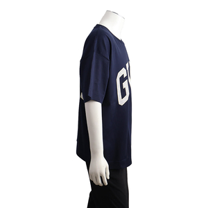 Cotton Logo T-Shirt Navy, view 2
