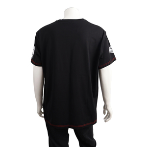 Cotton Schematics Print T-Shirt Black, view 3