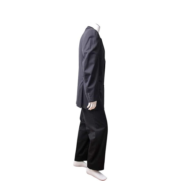 Vintage Wool Blend Suit Black