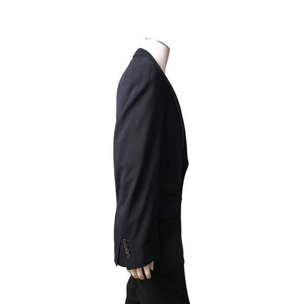 Vintage Wool Single Breast Blazer Navy