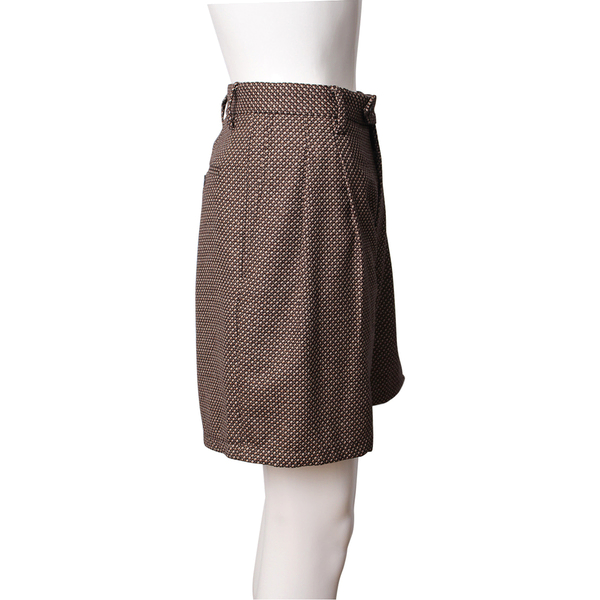 Wool Shorts Brown